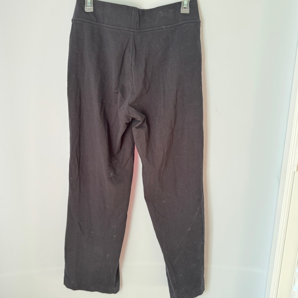 Lands End Black Stretch Pants Size Medium Petite - Picture 3 of 7